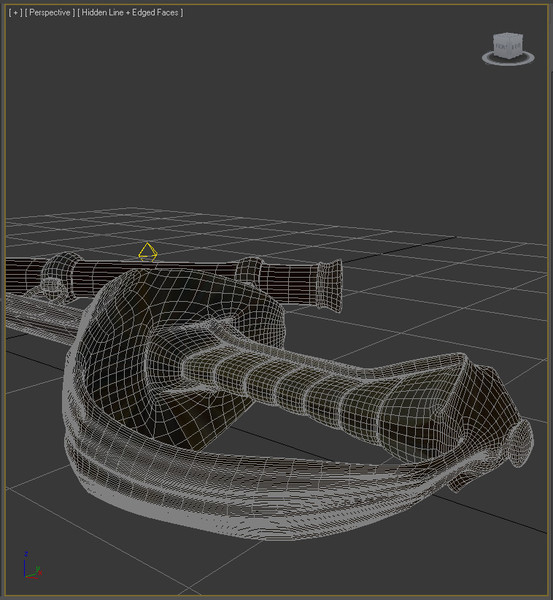 weapons cavalry saber 3d max - cavalry saber 1879  by Poliovale